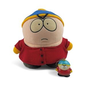 Vintage South Park Eric Cartman Plush Doll 11" Keychain Lot Comedy Central 1998